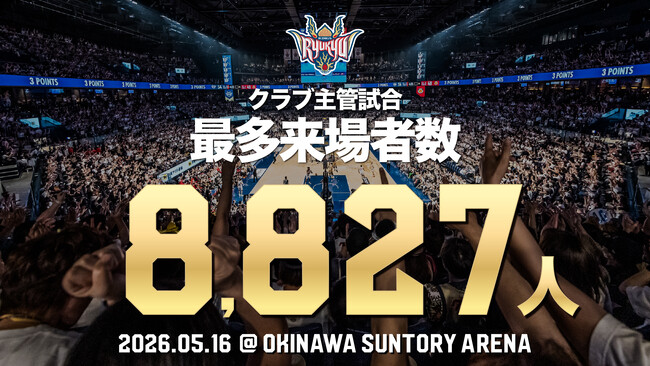 クラブ主管試合最多来場者数となる8,827人を記録!