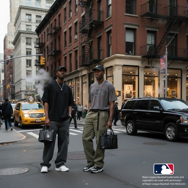 MLB人気球団「ロサンゼルス・ドジャース」公式ロゴを冠した高級感あふれるシボ生地ミニトートバッグが待望の再販決定！