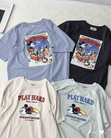 『 AS KNOW AS plus（アズノゥアズ プラス） 』より、『 Disney 』の限定デザインTシャツが登場♪