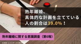 熟年離婚の具体的な計画を立てている既婚者の割合は39％！その理由と計画の中身とは？