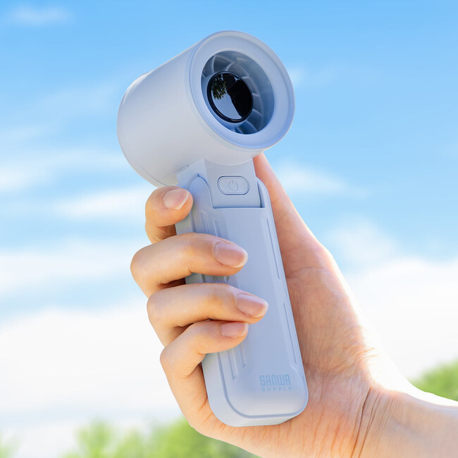 パワフルなだけじゃない!半固体電池採用で安全性にもこだわった3WAYハンディファンを発売