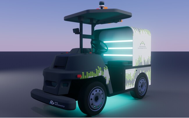 高輪ゲートウェイシティ「FESTIVAL PARADE」に「eve auto」車両が参加