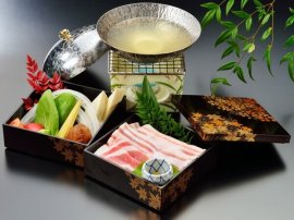 夕食「黒豚しゃぶしゃぶ会席」 夕食「黒豚しゃぶしゃぶ会席」