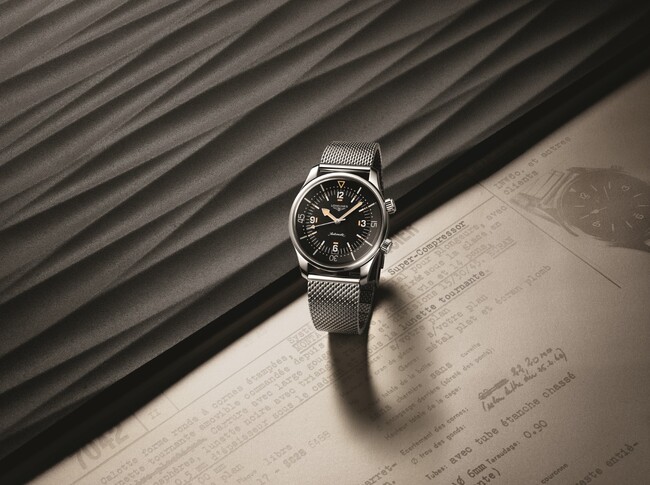 1959年製の歴史的ダイバーズウォッチを完全に復刻した「ロンジン レジェンドダイバー 59」が誕生
