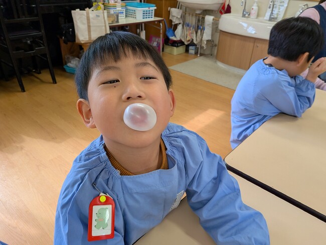 約6割の園児がお口の機能改善！山口県内54園、1093名の年長園児がフーセンガムトレーニングを実施「お口ポカンが改善した」「子どもの意識が変わった」と保護者や先生も実感