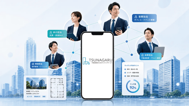 “物件”ではなく“人”をつなぐ不動産業界マッチングプラットフォームが5月20日正式リリース