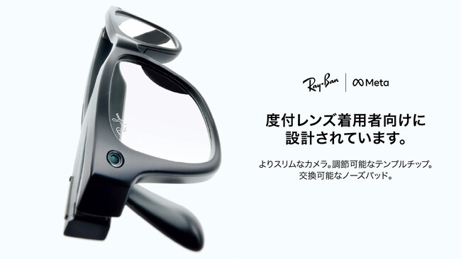メガネスーパーが話題のAIグラス「Ray‐Ban Meta」の取扱いを限定5店舗で開始