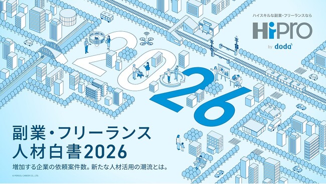 「副業・フリーランス人材白書2026」を発表　副業・フリーランス人材活用、企業は「検討」から「活用」フェーズへ