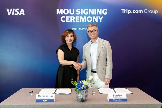 Trip.com Group、Visaと戦略的提携を発表 ~旅行を通じて、人々が”好き”を追いかけられる世界へ~