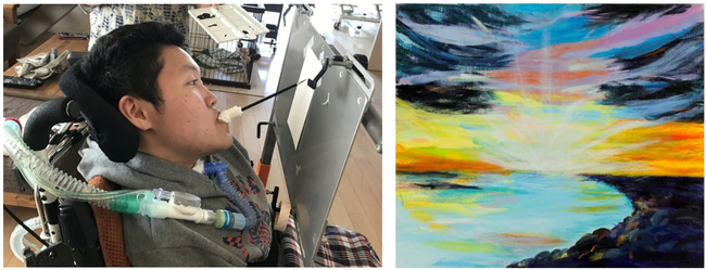 「絵画展 口と足で表現する世界の芸術家たち」を広島県で開催（6/12～6/14）
