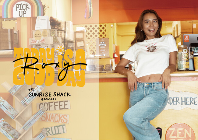 「ROXY」と、ハワイ発「The Sunrise Shack Japan」とのコラボアイテムが登場！