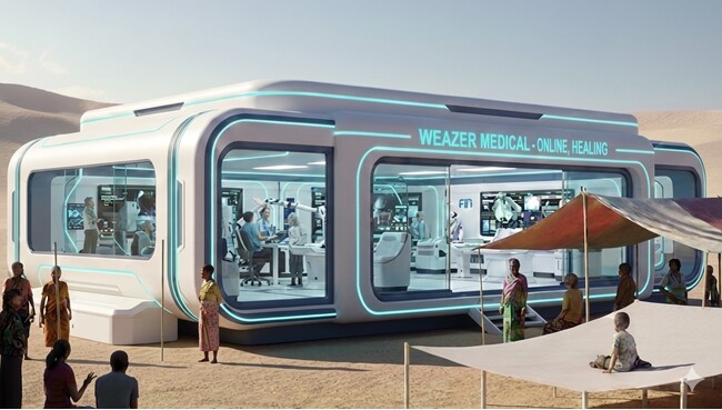 オフグリッドモジュール「WEAZER」が、メディカル施設として日本の過疎地域や世界へ展開電気・水道のない場所に「社会インフラ」としての医療を
