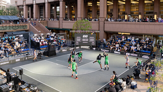 日本初、渋谷・恵比寿の公共空間で実現した「FIBA 3x3 Challenger」
