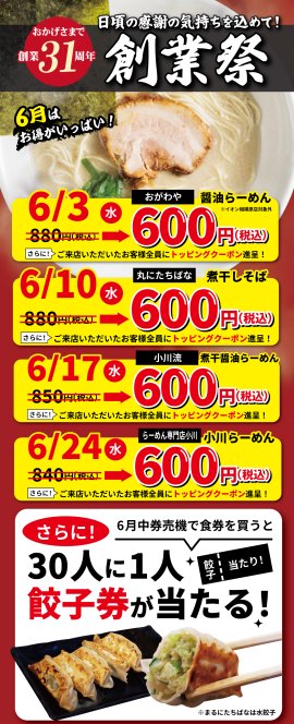 創業祭詳細1 創業祭詳細1