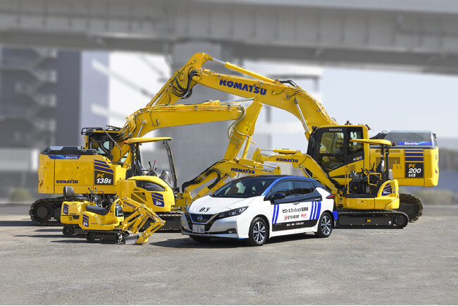 GX建機の現場運用拡大に向けたゼロエミッション給電ソリューションの推進