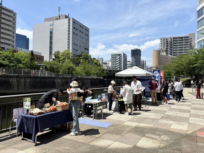 つながるーしぶマルシェ、地域の新たなホットスポットを目指し五反田で初開催--約200名が参加し大盛況。