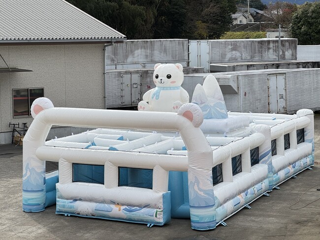 【熱中症対策】5月の真夏日続出を受け、熱中症対策に大人気の「シロクマミスト迷路」急遽1台追加！6月より先行予約の受付開始