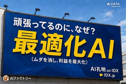なぜ人手不足でも生産性が上がらないのか？- 人材配置を最適化する「AI HRPro on IDX」で最適化AIモデル発表
