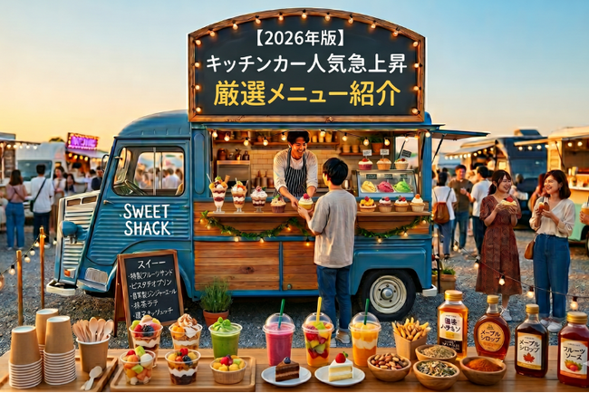 【キッチンカー向け】売場で目を引く“串グルメ”新提案。