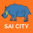 SAI CITY アプリのロゴ(1) 犀(サイ)をモチーフとし、“静かな強さ”と“やさしさ”をあわせ持つ存在として制作しました。目元の光の表現は「いいものを見つける」意味を込めています。 SAI CITY アプリのロゴ(1) 犀(サイ)をモチーフとし、“静かな強さ”と“やさしさ”をあわせ持つ存在として制作しました。目元の光の表現は「いいものを見つける」意味を込めています。