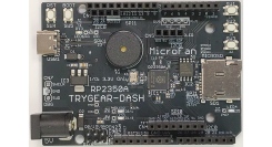 マイクロファン、教育用マイコン基板「TRYGEAR-DASH RP2350A」発売！基本入出力を標準実装しC/C++, Pythonのプログラミング学習を効率化