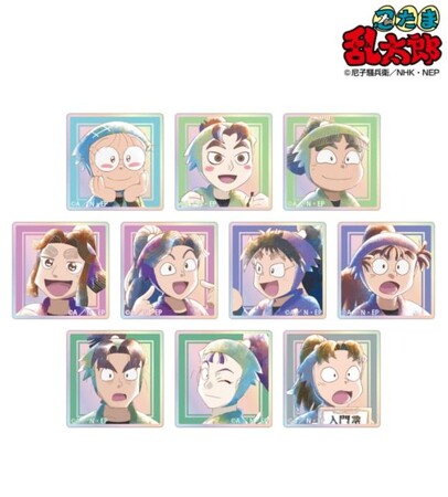 『忍たま乱太郎』のトレーディング Ani-Art aqua label 第3弾 オーロラアクリルタイルなどの受注を開始！！アニメ・漫画のオリジナルグッズを販売する「AMNIBUS」にて