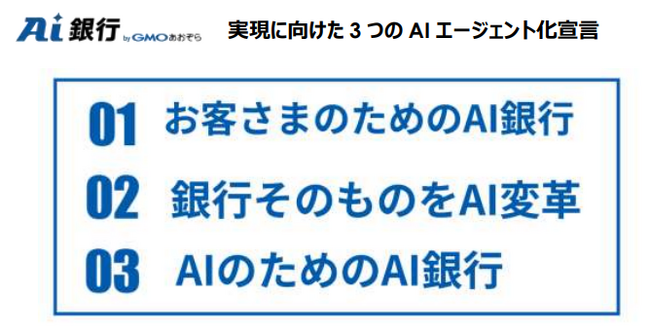 3つのAIエージェント化を同時宣言 世界初の次世代テックバンクとなることを見据えた戦略を公表