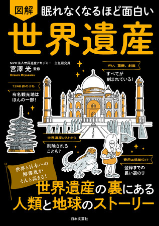知的好奇心を刺激する「世界遺産」の世界へ！『眠れなくなるほど面白い 図解 世界遺産』教養が面白くなる人気シリーズ最新刊 5/28発売