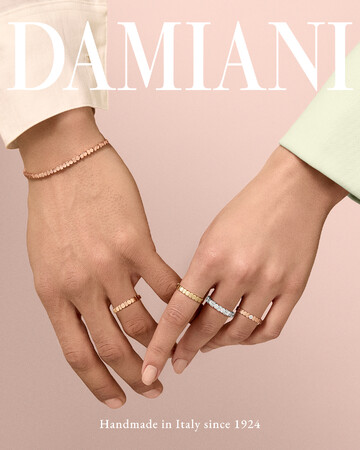 ダミアーニ 全国の直営店にてブライダルフェア“Say Yes With Damiani” を開催