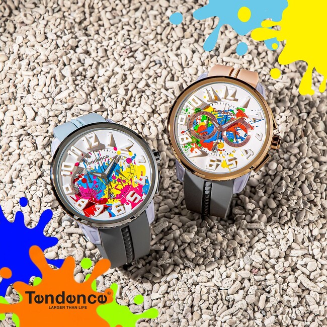 スイス生まれの腕時計ブランド「Tendence」は、大胆なカラーリングとインクアートを融合した新作「CRAZY SPLASH」の先行予約を公式ECにて開始。期間限定でアロマキャンドルをプレゼント。