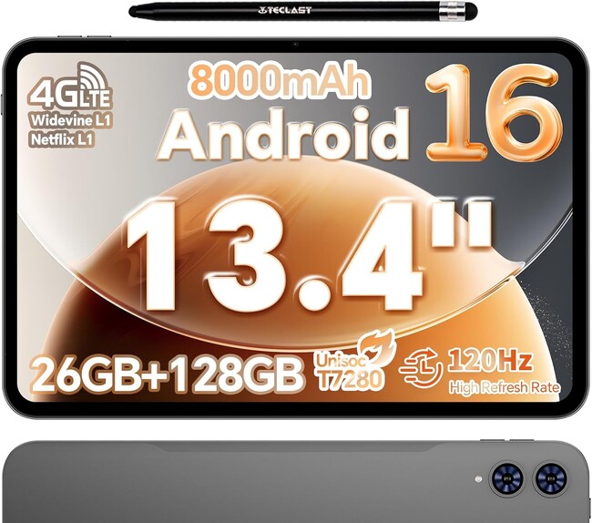 【23654円ゲット】Teclast Android 16タブレット『T65 128GB』を期間限定の低価格でお得に購入可能！ Amazonセール開催(5/20から6/2まで)