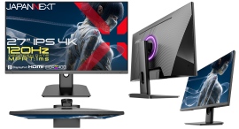 JAPANNEXTが27インチ IPSパネル搭載 120Hz/1ms対応の4KゲーミングモニターをECサイト限定 34,980円で5月28日(木)に発売 JAPANNEXTが27インチ IPSパネル搭載 120Hz/1ms対応の4KゲーミングモニターをECサイト限定 34,980円で5月28日(木)に発売