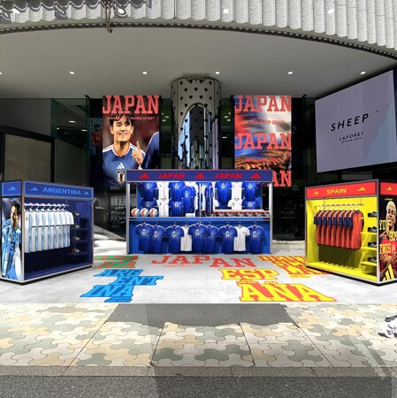 「アディダス FIFAワールドカップ ストア at ラフォーレ原宿」が期間限定オープン6月21日（日）には日本代表戦パブリックビューイングも開催