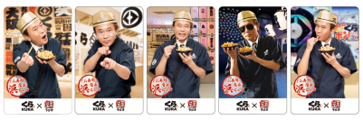 “ごぶごぶフェスティバル”に今年もキッチンカーを出店
コラボ商品「浜田ポテ功（はまだぽてとし）」に付いてくる
「くら寿司店長浜ちゃん限定ブロマイドカード」ビジュアル初公開！