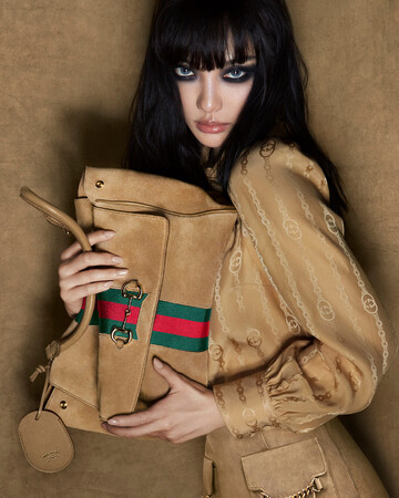 【GUCCI】Beauty and the Bag：aespaのニンニンがまとう〔グッチ パパラッツォ〕の広告キャンペーン 第２章を発表