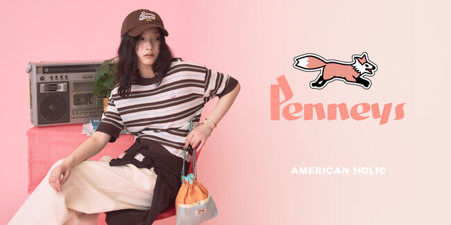 【AMERICAN HOLIC】「PENNEY'S」とのコラボレーション第4弾が登場！レトロな配色とスポーティテイストが映える夏の新作を6月2日(火)発売