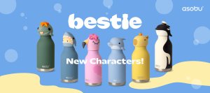 熱中症・節約・SDGs需要を背景にキャラクターボトル「asobu Bestie」の販売が伸長、6月に新6種類を追加発売