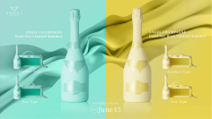 ラグジュアリーシャンパーニュブランド “ANGEL CHAMPAGNE”より夏季限定商品「Limited Summer」2種類が6月15日(月)に発売決定!~肩掛けできる2タイプの特製バニティBOX入り~