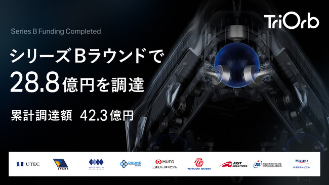 360°全方向移動プラットフォームの「TriOrb」、シリーズBラウンドで28.8億円を調達