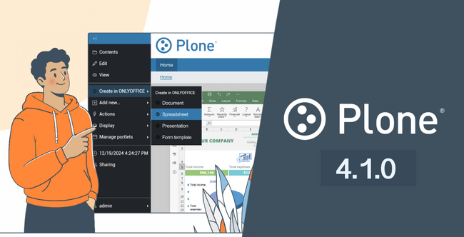 ONLYOFFICE、PloneおよびVolto向けアドオンの最新版をリリース