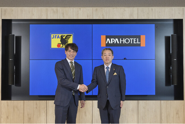 アパホテル、「日本サッカー協会ナショナルチームパートナー」として契約延長を基本合意
