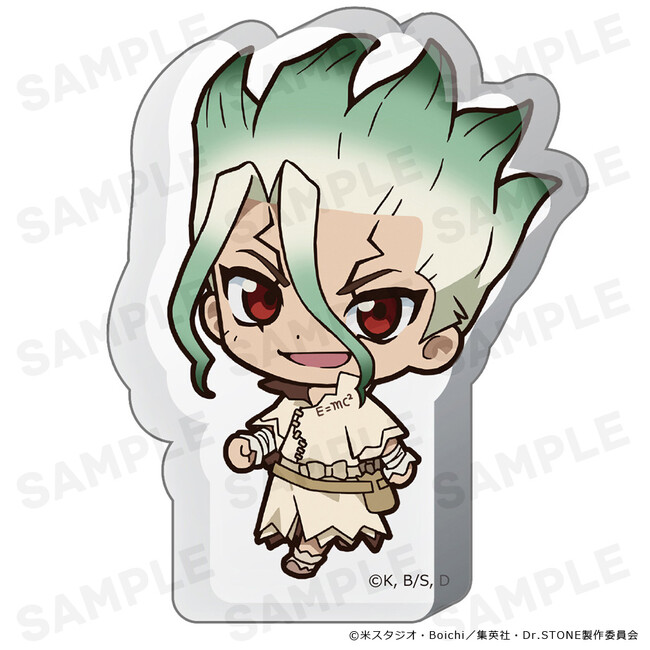 TVアニメ「Dr.STONE」ついてっく厚みアクリルスタンドの受注を開始しました!