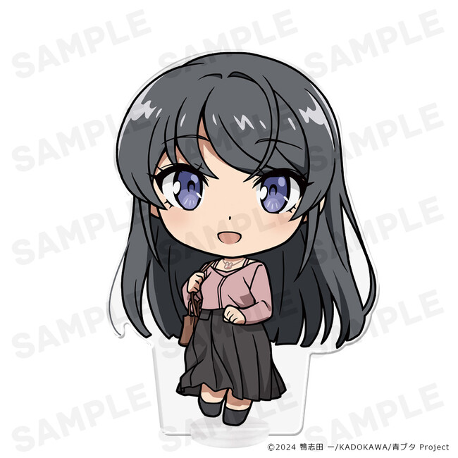 アニメ「青春ブタ野郎」シリーズ でかぷにこれ！アクリルフィギュア、ぷにこれ！アクリルフィギュア(スタンド付) の受注を開始しました！