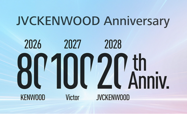 「JVCKENWOOD Anniversary」として周年記念活動を展開