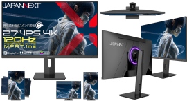 JAPANNEXTが27インチ IPSパネル採用 昇降式多機能スタンドを搭載し、120Hzに対応した4Kゲーミングモニターを40,980円で6月4日(木)に発売 JAPANNEXTが27インチ IPSパネル採用 昇降式多機能スタンドを搭載し、120Hzに対応した4Kゲーミングモニターを40,980円で6月4日(木)に発売