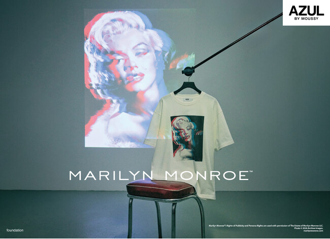AZUL BY MOUSSY(アズール バイ マウジー)から時代を超えて愛される永遠のアイコン、マリリン・モンローの生誕100周年を記念して、Limited Editionが登場！