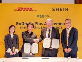DHLのGoGreen Plusサービス利用契約を締結