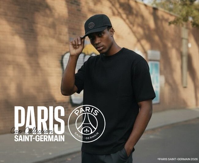 パリ・サンジェルマン（PSG）キャップが登場！UEFAチャンピオンズリーグ2連覇を達成した世界屈指のクラブの最新コレクションを2026年7月上旬より発売！