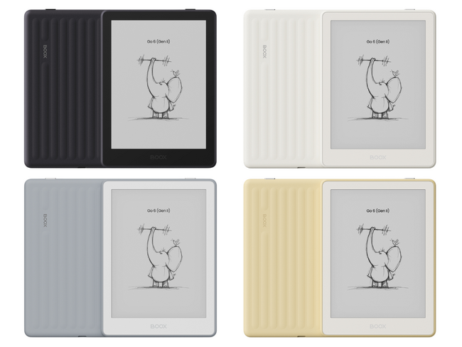 6インチモノクロ電子ペーパーAndroidタブレット【BOOX Go6 Gen2】及び【BOOX Tappy ワイヤレスページターナー】発売のお知らせ