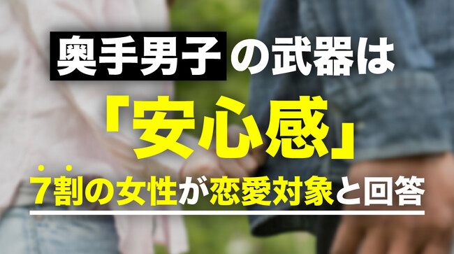 奥手男子｜75.00％の女性が「恋愛対象になる」と回答、魅力1位は「一途さ」、一方でNG行動は「自虐」が最多（ハッピーメール調べ）
